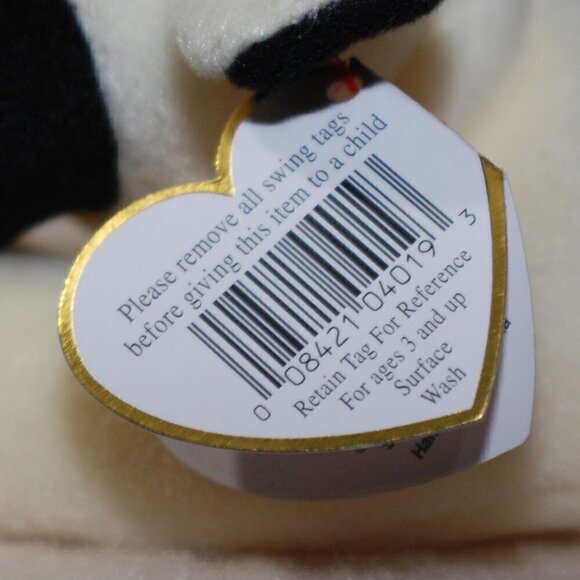 Chops NM RETIRED Ty Beanie Baby 4th Gen 1995 P.V.C. Pellets Style 4019 PERFECT - Picture 12 of 14